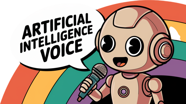 artificial intelligence voice logo